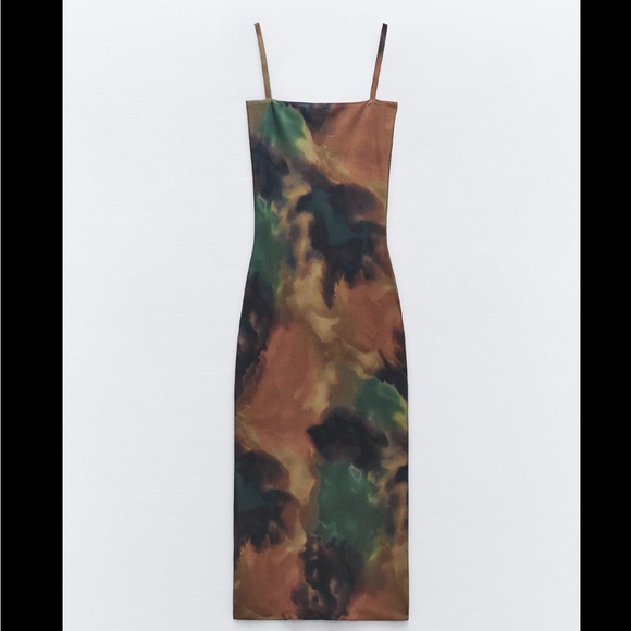 PRINTED KNIT DRESS - Picture 14 of 16